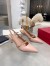 Valentino Beige Rockstud Slingback Pumps With Sculpted Heel