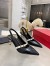 Valentino Black Rockstud Slingback Pumps With Sculpted Heel