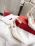 Valentino Tiptoe Pumps 50mm In White Patent Leather