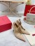 Valentino Tan-Go Pumps 100mm In Nude Patent Leather