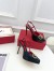 Valentino VLogo Signature Slingback Platform Pumps 120mm In Black Calfskin