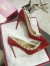 Valentino Rockstud Red 100MM Patent Pumps