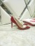 Valentino Rockstud Red 100MM Patent Pumps