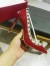 Valentino Rockstud Red 100MM Patent Pumps