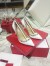 Valentino Rockstud White 100MM Patent Pumps