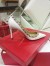 Valentino Rockstud White 100MM Patent Pumps