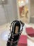 Valentino Rockstud Pumps 100mm in Black Mesh with Crystal