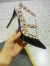 Valentino Rockstud Ankle Strap Pump In Black Patent Leather