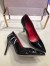 Valentino Black VLTN Patent Pump 105mm