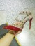 Valentino Rockstud Ankle Strap Pump In Red Patent Leather