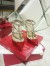 Valentino Rockstud Ankle Strap Pump In Red Patent Leather