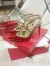 Valentino Rockstud Ankle Strap Pump In Red Patent Leather