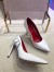 Valentino White VLTN Patent Pump 105mm