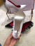 Valentino White VLTN Patent Pump 105mm