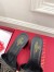 Valentino VLogo Cut-out Slide Sandals 60mm in Black Leather