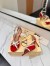 Valentino Garavani Bepointy Sandals 100mm in Red Patent Leather