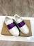 Valentino Women's Open For a Change Sneakers with Purple Stripe