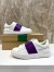 Valentino Women's Open For a Change Sneakers with Purple Stripe