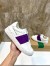 Valentino Women's Open For a Change Sneakers with Purple Stripe