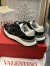 Valentino Women's Lacerunner Sneakers in Black Lace and Mesh
