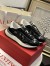Valentino Women's Lacerunner Sneakers in Black Lace and Mesh