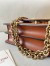 Valentino Garavani Vain Shoulder Bag in Caramel Calfskin