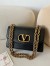 Valentino Garavani Vain Shoulder Bag in Black Calfskin