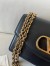 Valentino Garavani Vain Shoulder Bag in Black Calfskin