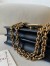 Valentino Garavani Vain Shoulder Bag in Black Calfskin