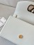 Valentino Garavani Vain Shoulder Bag in White Calfskin