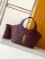 Saint Laurent Icare Medium Tote Bag in Bordeaux Lambskin