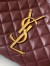 Saint Laurent Icare Medium Tote Bag in Bordeaux Lambskin