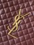 Saint Laurent Icare Maxi Shopping Bag in Bordeaux Quilted Lambskin