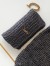 Saint Laurent Icare Maxi Tote Bag in Black Raffia