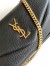 Saint Laurent Calypso Small Bag In Black Grained Lambskin