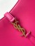 Saint Laurent Le 5 À 7 Hobo Bag in Pink Smooth Leather