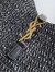 Saint Laurent Le 5 À 7 Supple Small Shoulder Bag in Black Raffia