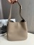 Saint Laurent Le 5 À 7 Soft Large Shoulder Bag in Grey Leather
