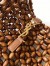 Saint Laurent Le 5 À 7 Large Bag in Brown Wood Beads