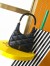 Saint Laurent Sade Hobo Bag in Black Leather