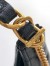 Saint Laurent Sade Hobo Bag in Black Leather