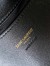 Saint Laurent Sade Hobo Bag in Black Leather