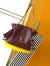 Saint Laurent Jamie Small Shopping Bag in Bordeaux Lambskin