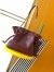 Saint Laurent Jamie Small Shopping Bag in Bordeaux Lambskin