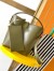 Saint Laurent Le 37 Large Bucket Bag in Dark Green Leather
