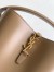 Saint Laurent Le 37 Small Bucket Bag in Caramel Leather