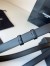 Saint Laurent Charniere Buckle Belt 25MM in Black Leather