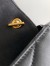Saint Laurent LouLou Mini Bag in Black Matelasse Lambskin