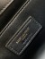 Saint Laurent Manhattan Small Shoulder Bag in Black Calfskin