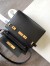 Saint Laurent Manhattan Small Shoulder Bag in Black Calfskin